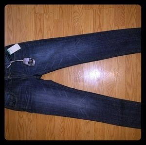 Dark blue jeans